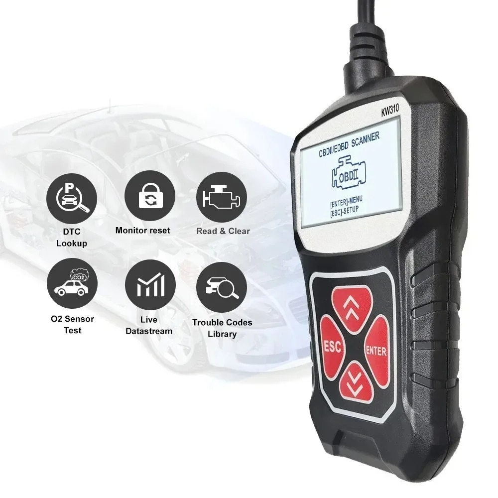 KW310 OBD2 Car Diagnostic Scan - Car Diagnostic Tool 评论和价格