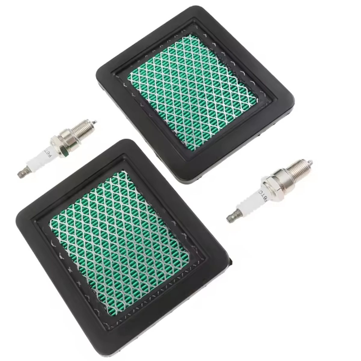 2pcs Lawn Mower Air Filters wi - Spark Plug 评论和价格