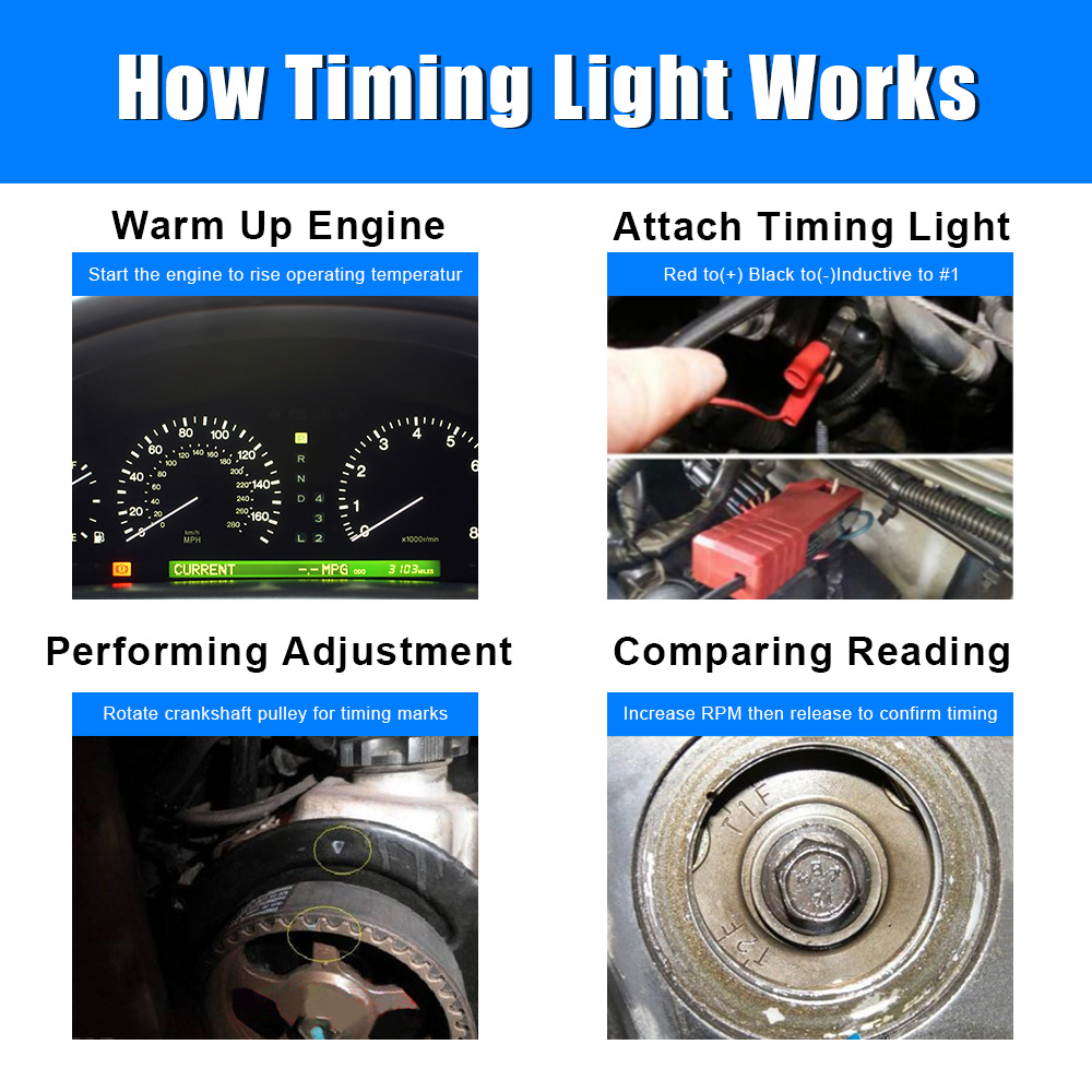 Ignition Timing Light 12V Stro - Timing Light Gun 评论和价格