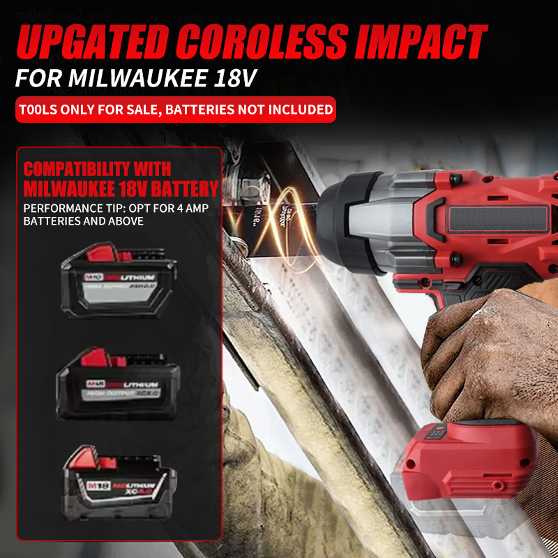 Cordless Impact Wrench 1/2 inc - Torque Wrench 评论和价格
